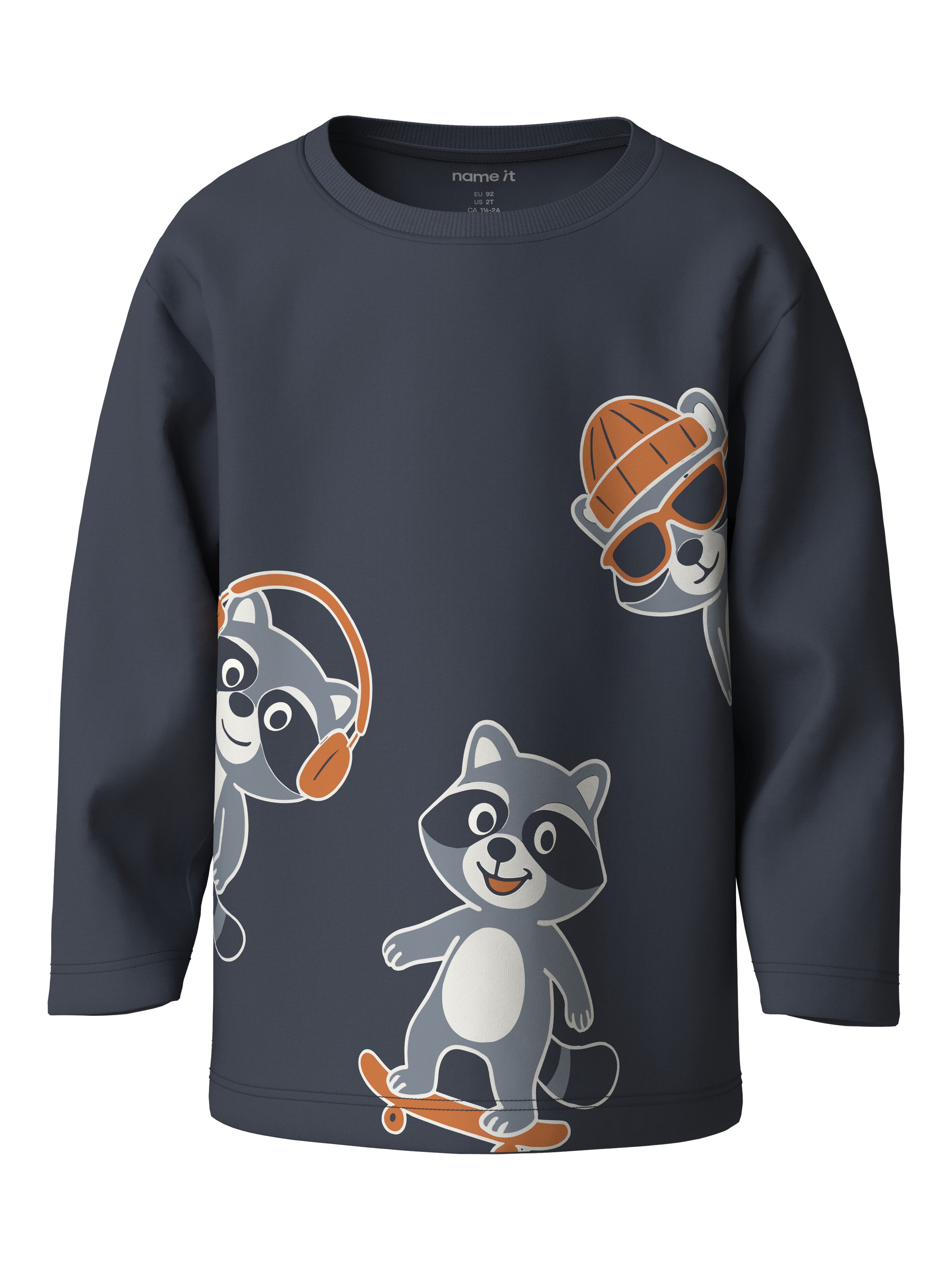 Name It Langarmshirt NMMVILASSE 2P LS NREG TOP (Packung, 2-tlg) Baumwolle – Bild 2 von 2