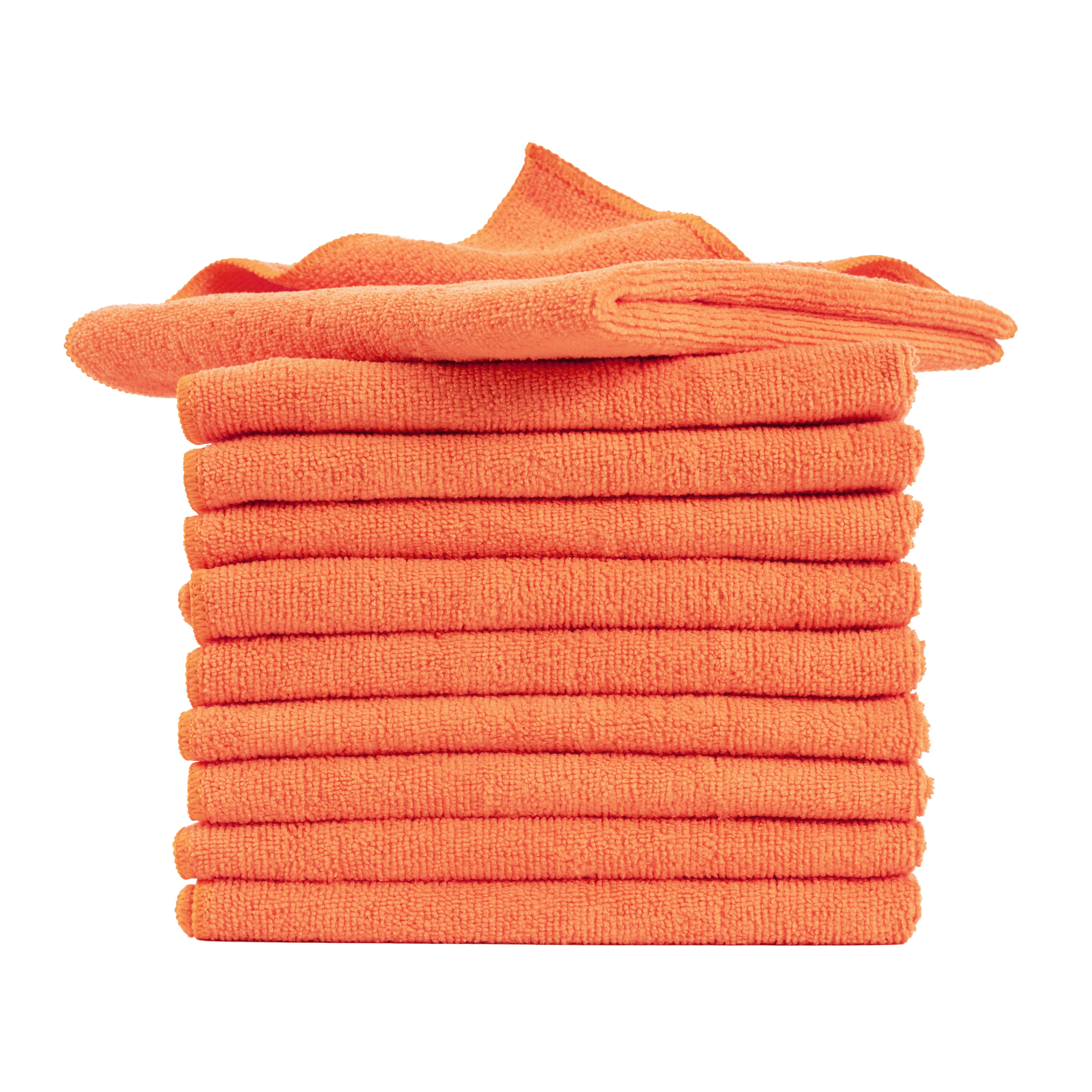 Devior 10er Set Mikrofasertücher 40x40 cm – Mikrofasertuch Mikrofasertuch (80% Polyester, 20% Polyamid, Spar-Set, 10-tlg., für makellose Sauberkeit, Rückstandsfrei auf allen Oberflächen - Trocken- & Nassreinigung)