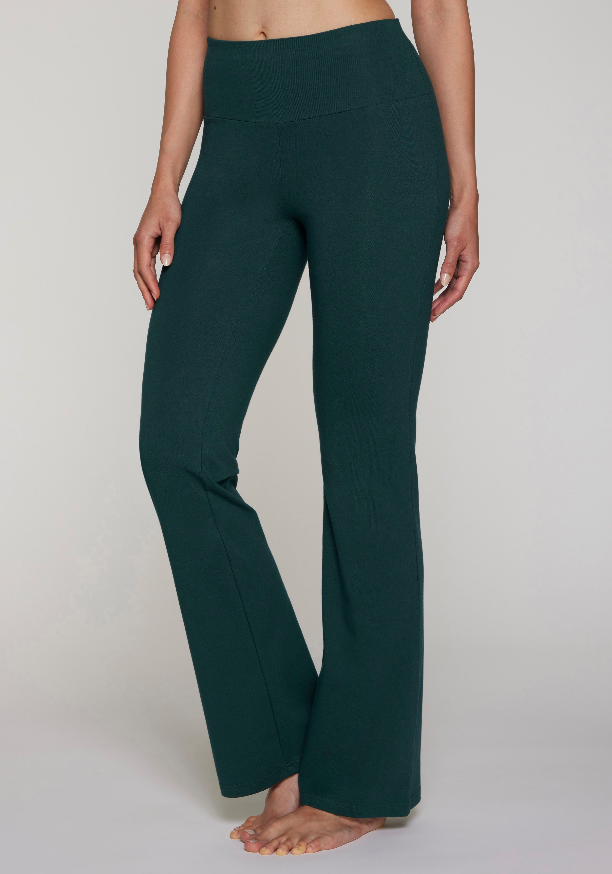 LASCANA ACTIVE Jazzpants mit breitem Bündchen