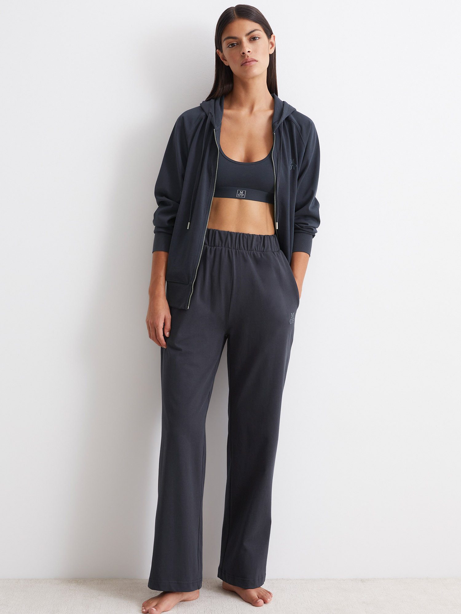 Marc O'Polo Pyjamahose Heavy Jersey schlaf-hose pyjama schlafmode günstig online kaufen