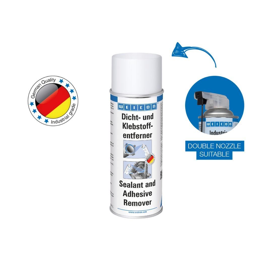WEICON Klebstoff Dicht- & Klebstoffentferner, 400 ml, Löst alle Arten von Klebstoffresten, Farben, Lacke, Fette, Öle