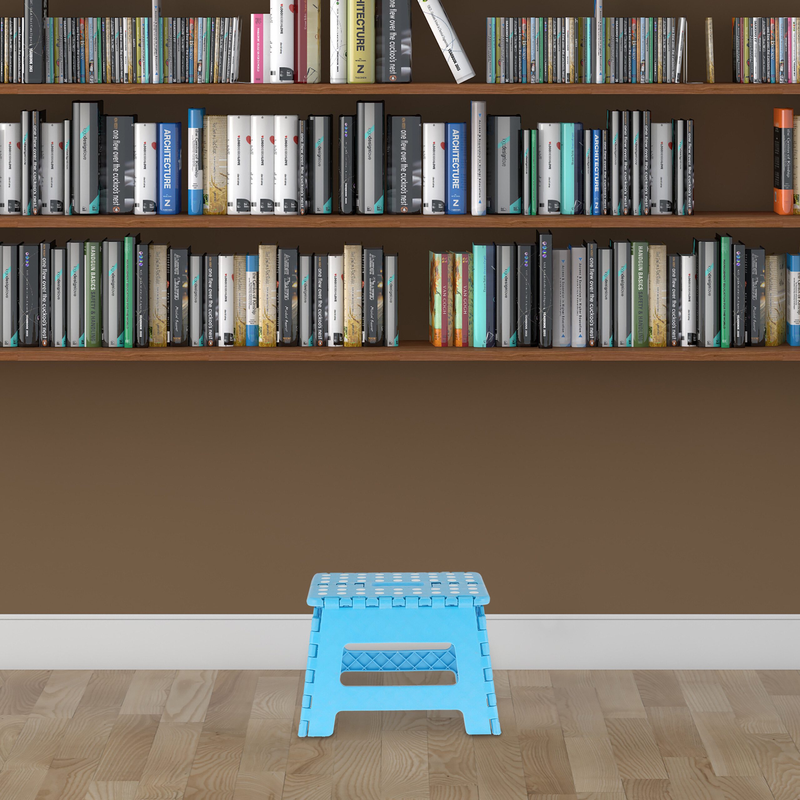 relaxdays Sitzhocker Klapphocker faltbar M Blau günstig online kaufen