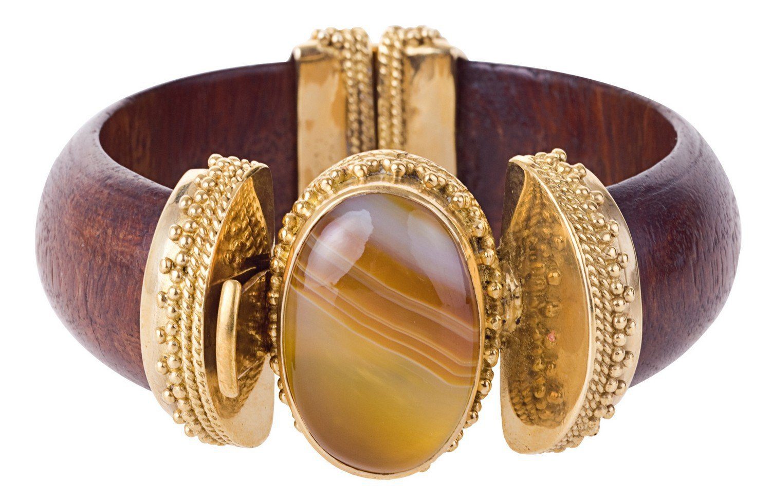 Armband Cicero Armreif Braun gross