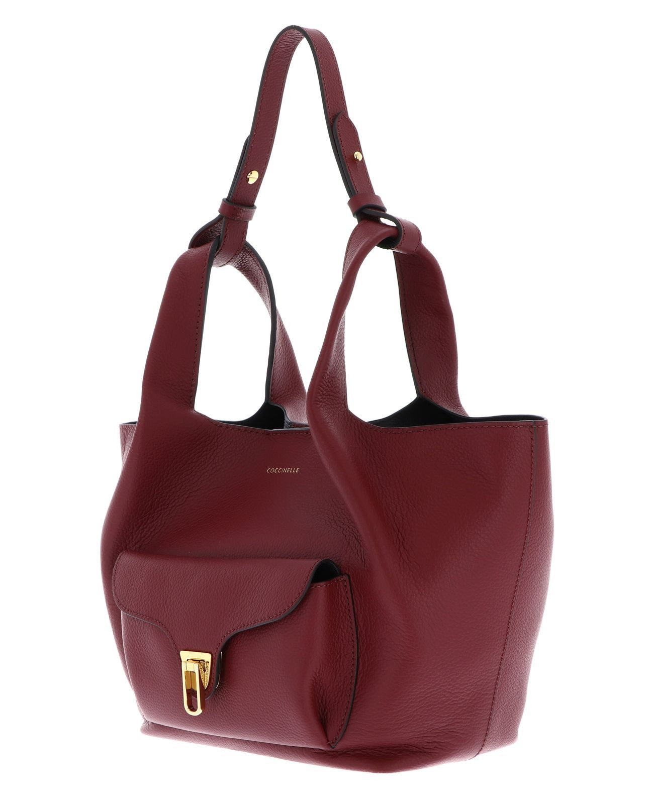 COCCINELLE Handtasche Double Grainy Leather Handbag, aus echtem Rindsleder