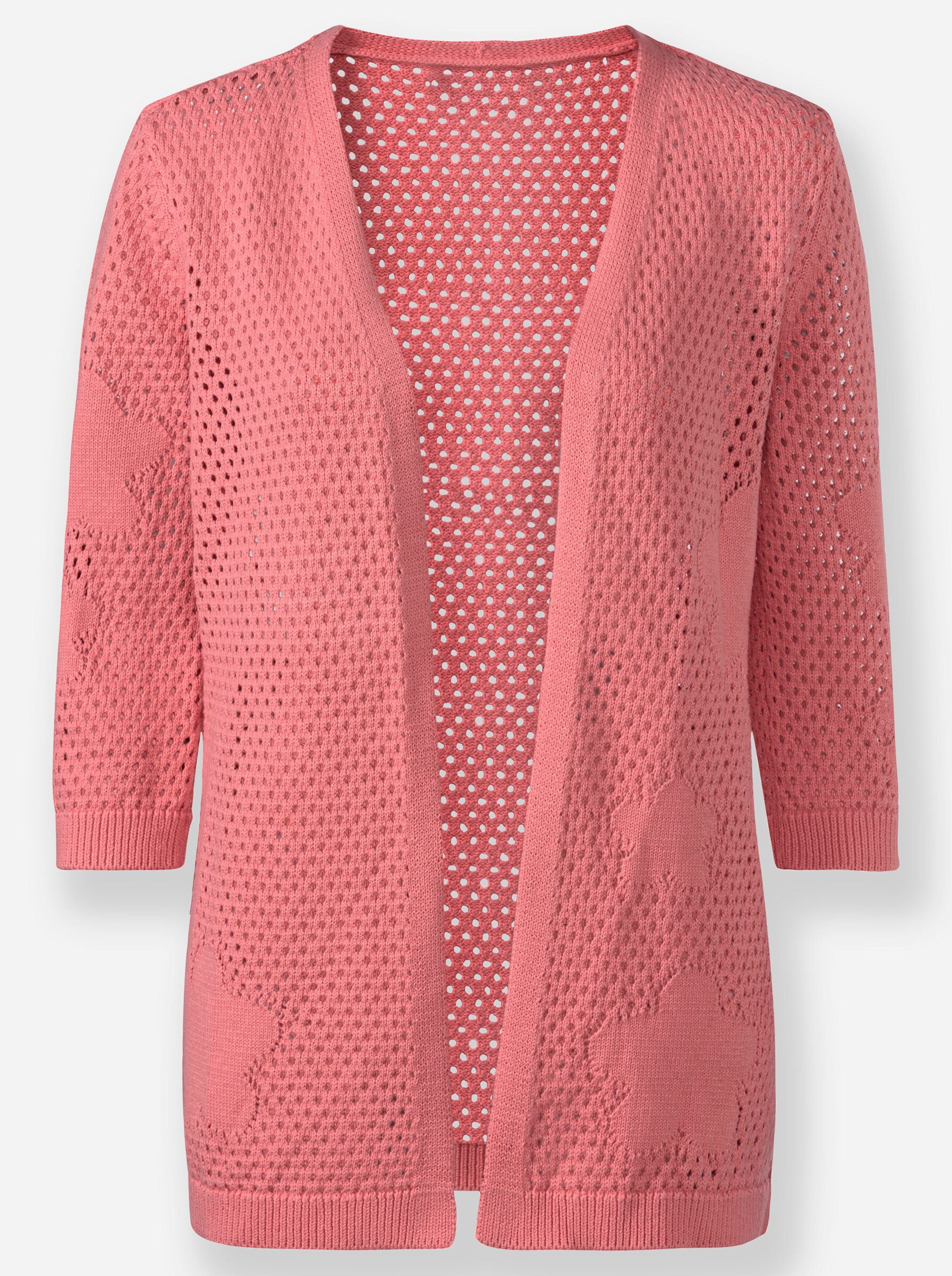 Witt Strickjacke Ajourstrickjacke .