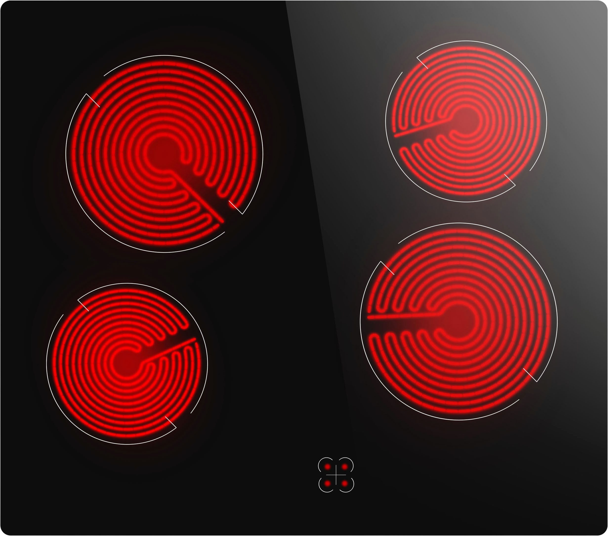 Flex-Well Küchenzeile Florenz, mit E-Geräten, Gesamtbreite 280 cm