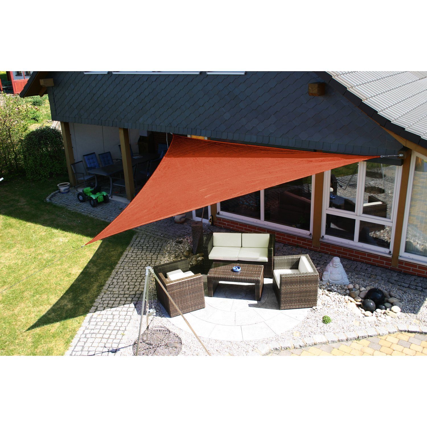 Sonnensegel 5 x 5 m Dreieck