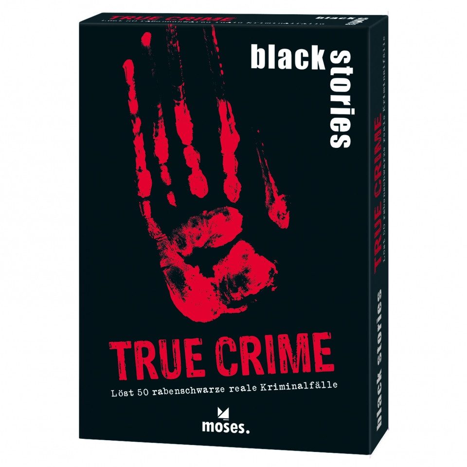 Moses. Verlag Spiel, black stories - True Crime - deutsch