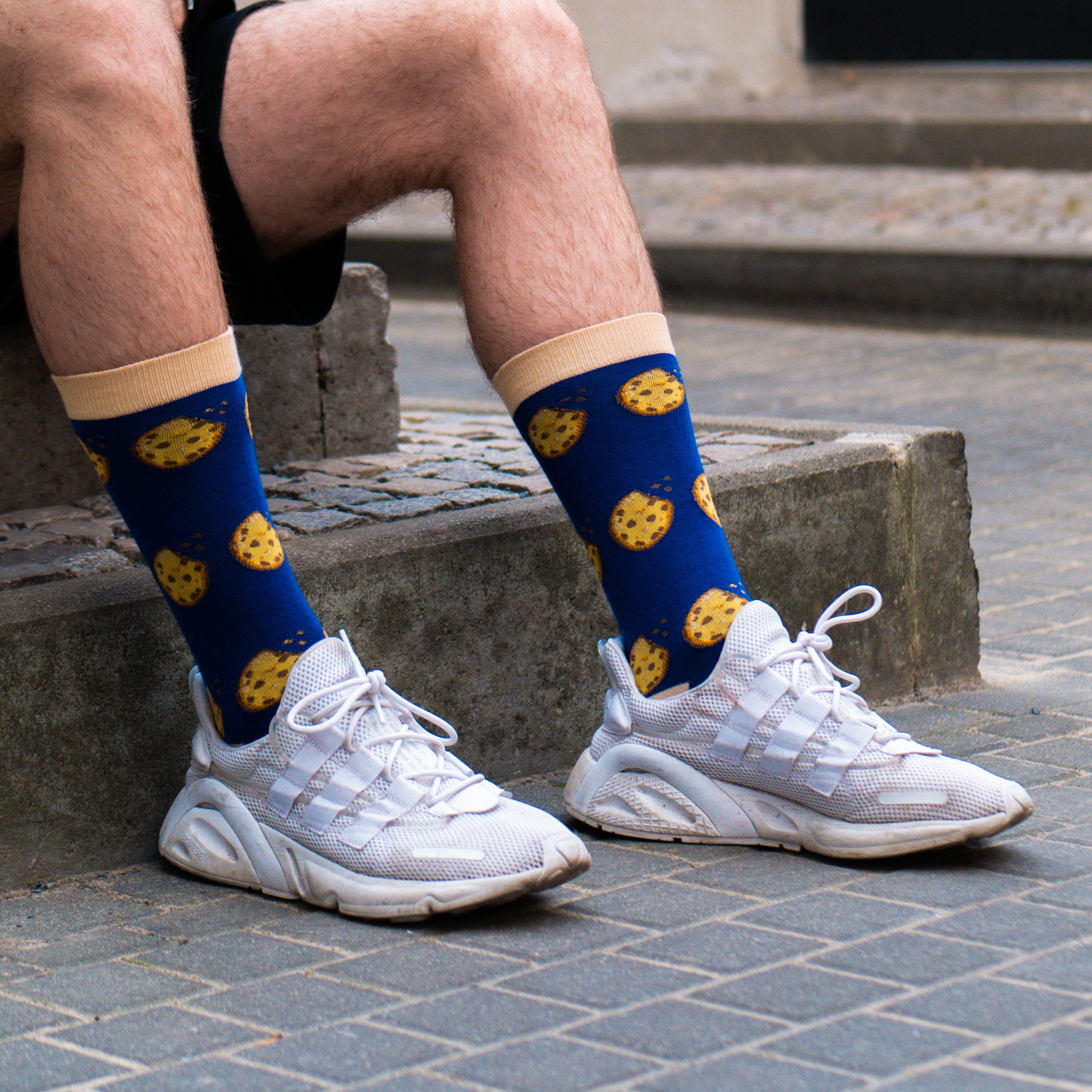 TwoSocks Freizeitsocken Cookie Socken lustige Socken Herren & Damen, Einheitsgröße