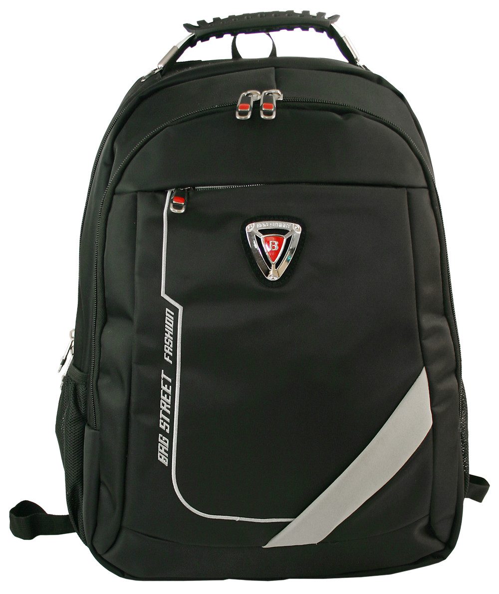 BAG STREET INTERNATIONAL Cityrucksack Großer Business Rucksack mit Laptopfach 17" gepolstert XXL Daypack, Laptop- / Notebook-Fach