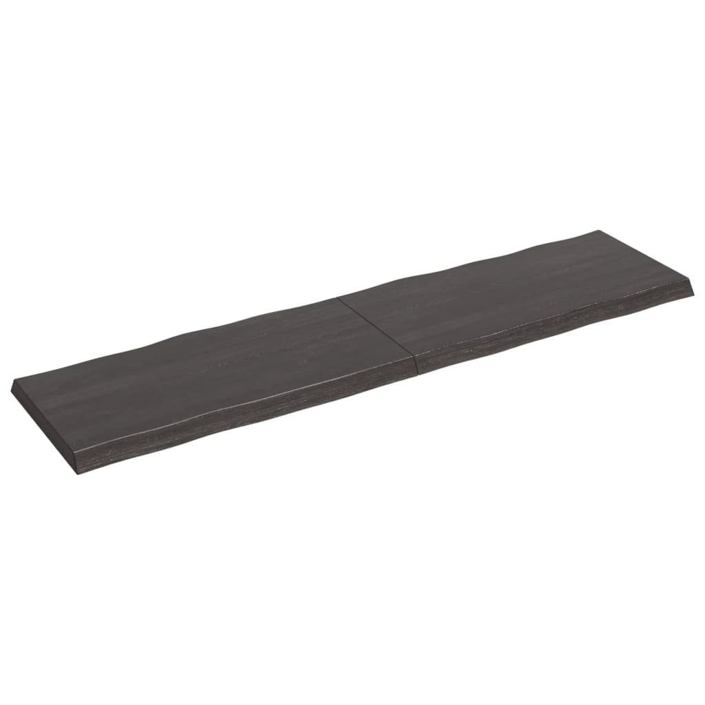 St) Tischplatte cm (1 Massivholz 200x50x(2-6) furnicato Behandelt Baumkante