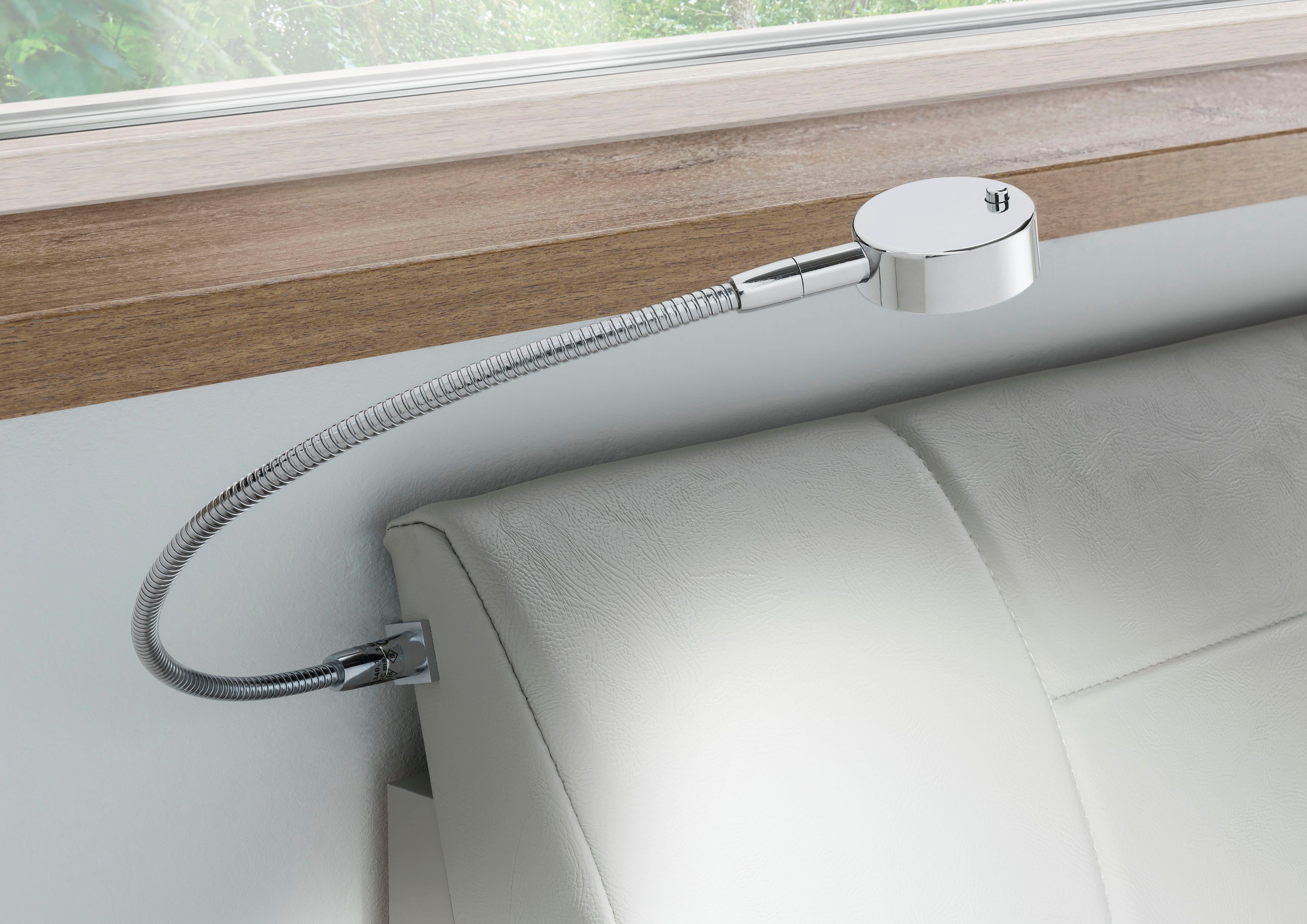 WIEMANN Bettleuchte Monaco, Ein-/Ausschalter, LED fest integriert, 2-er Set