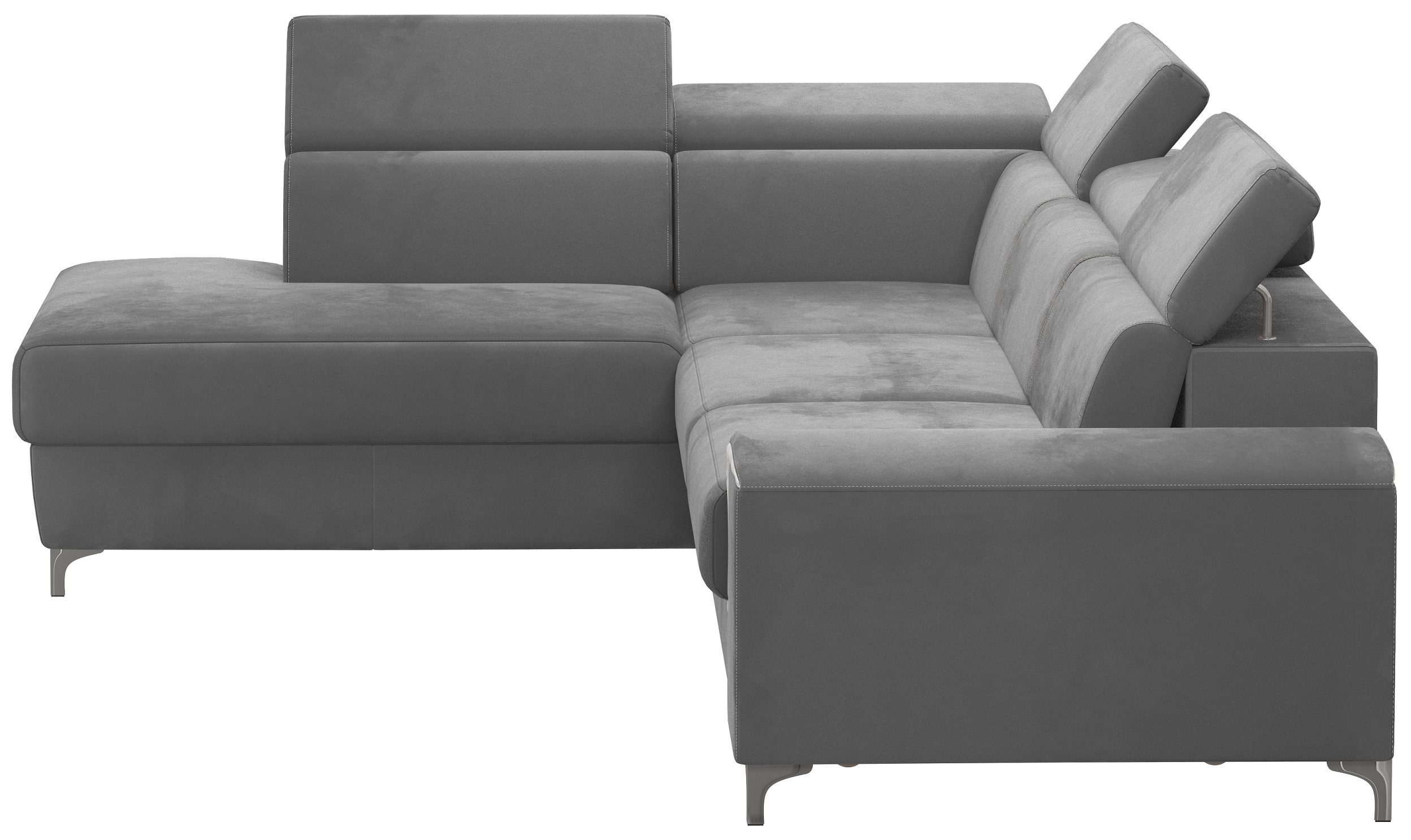 Bettkasten Raum Sitzkomfort, Bettfunktion, Eckcouch, stellbar, Stylefy links Modern Design Ecksofa mit rechts frei L-Form, oder mane Caio, bestellbar, im und