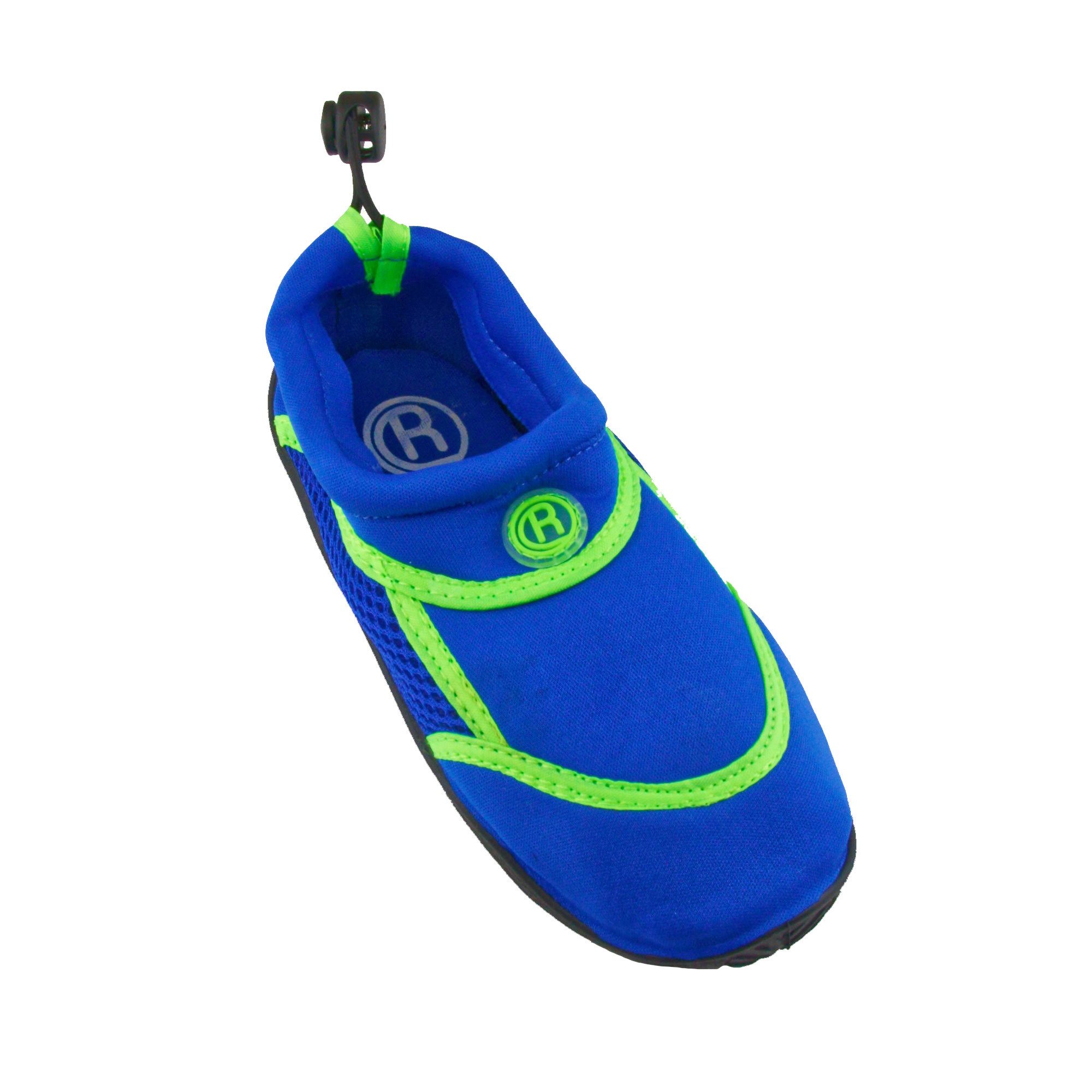 Rutscherlebnis Aqua-Schuhe für Kinder blau-grün 33 Badeschuh