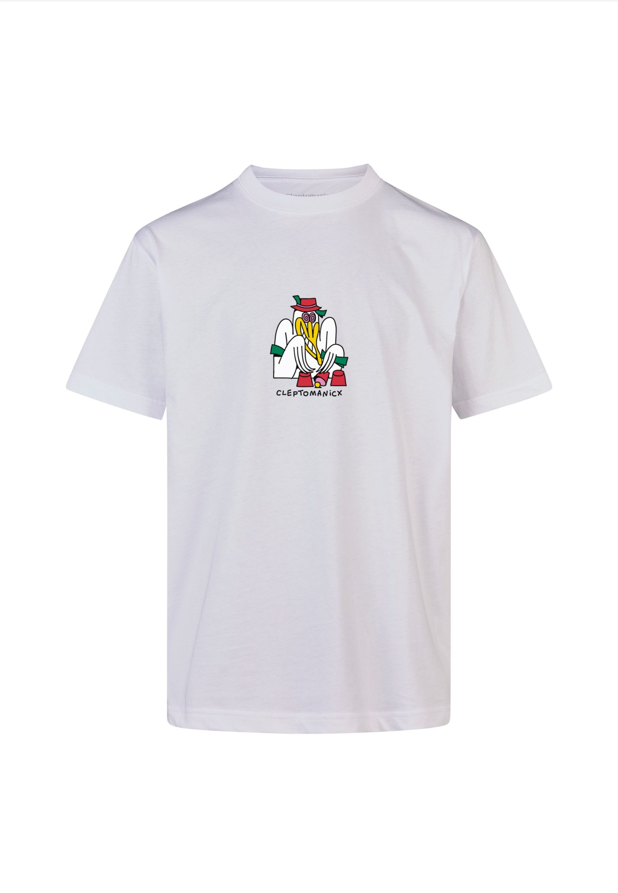 Cleptomanicx T-Shirt mit großem Frontprint