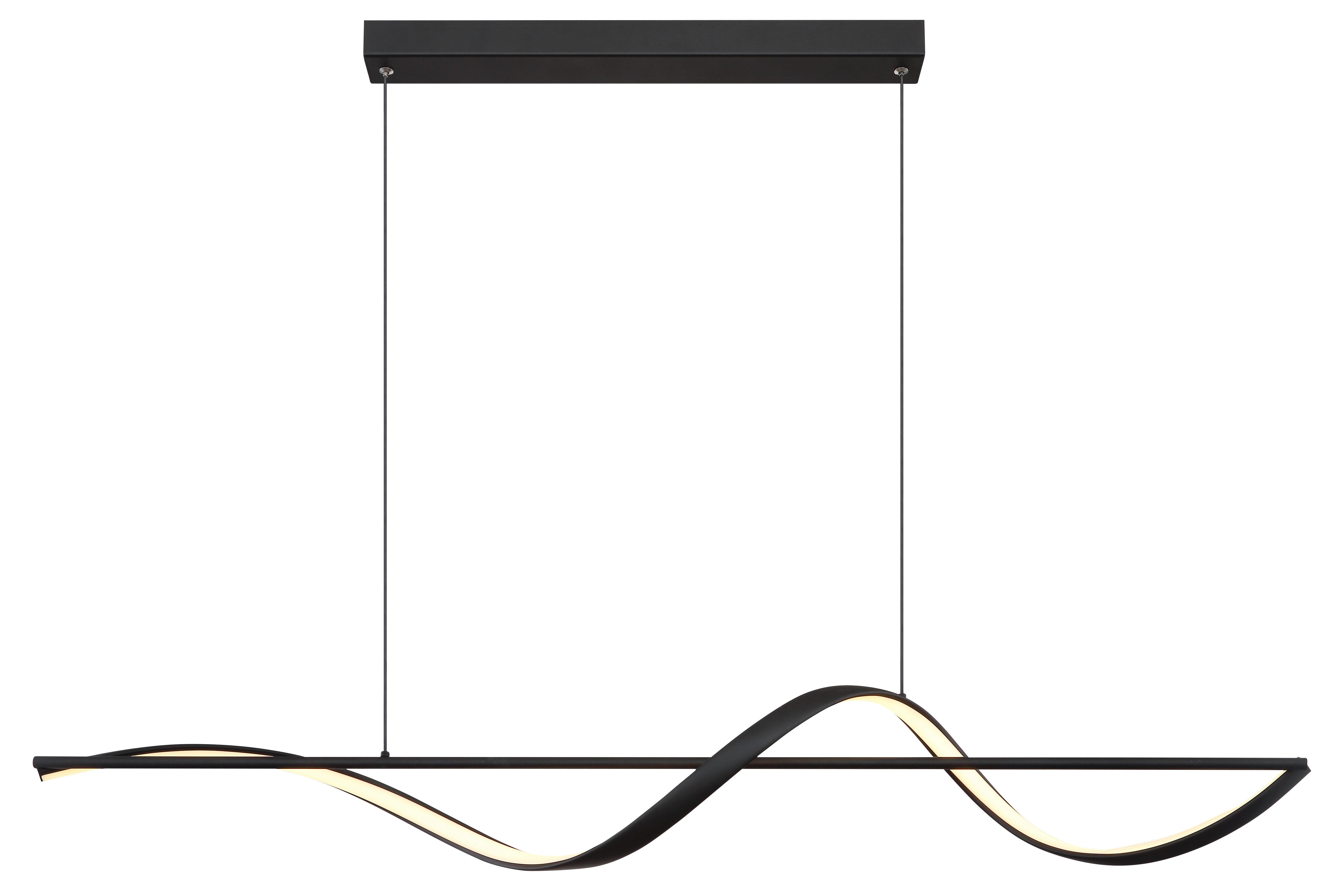 GLOBO LIGHTING LED Pendelleuchte VIOLINO, LED fest integriert, Warmweiß, Hängelampe/Hängeleuchte/Wohnzimmer/Esstisch/elegant