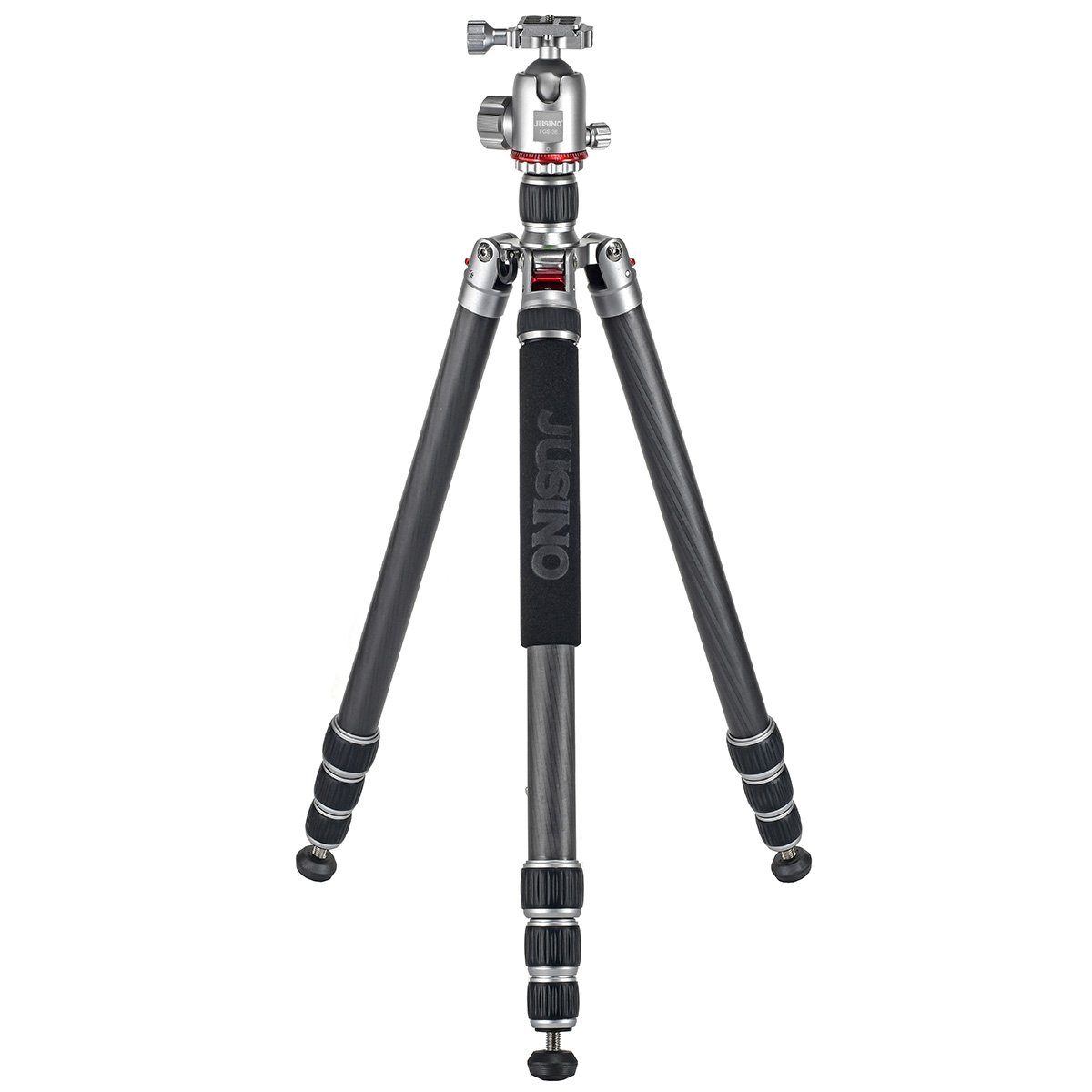 JUSINO Traveller Tripod Reisestativ Karbon JUSINO TK-284C + Kugelkopf FGS-36 Dreibeinstativ