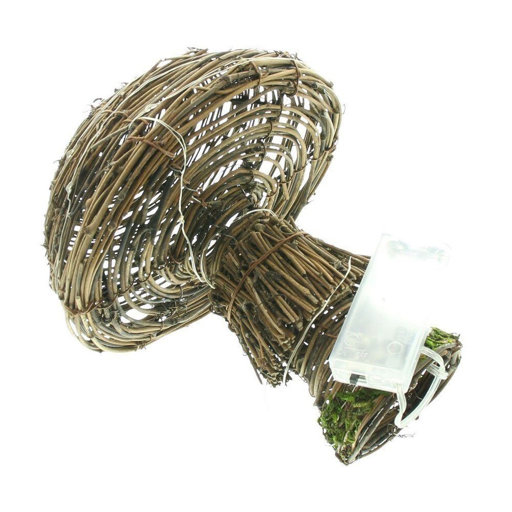 Home-trends24.de LED-Dekofigur Pilz Herbst Deko Figur Pilze Figuren Weide Deko Garten (1 St)