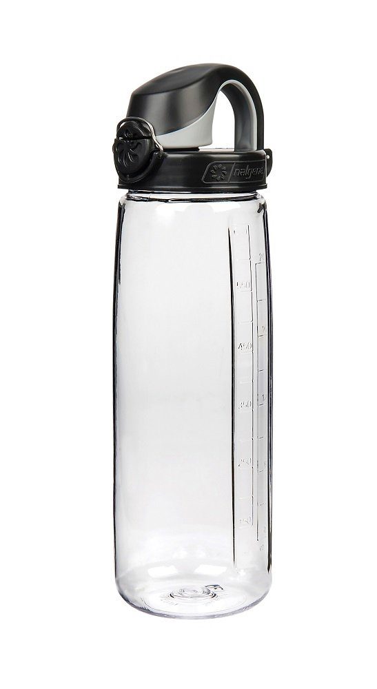 Nalgene Trinkflasche 'OTF', BPA frei, 0,65 Liter transparent/ schwarz