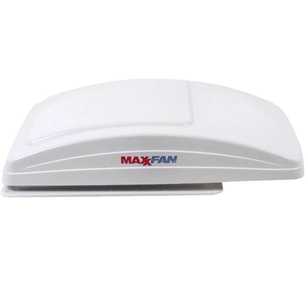 Maxxair Dachfenster MAXXFAN Deluxe Dachluke Dachhaube 40x40 cm weiß mit Ventilator