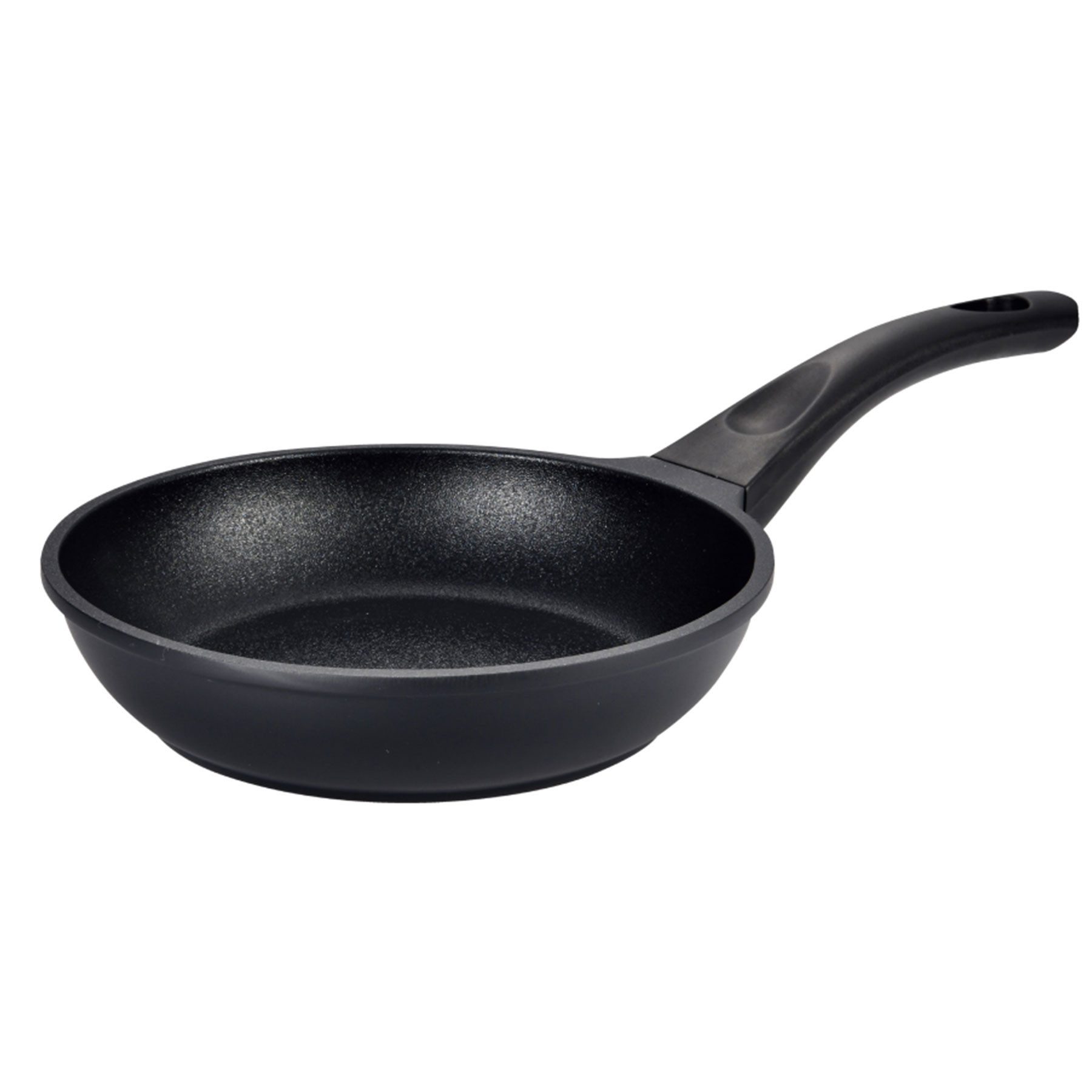 Mulex Bratpfanne TOMALIN 26 cm inklusive 2 Universal Tafelmesser schwarz, Aluguß (Premium Qualität, 3-tlg., Tomalinbeschichtung), inkl. Tafelmesser