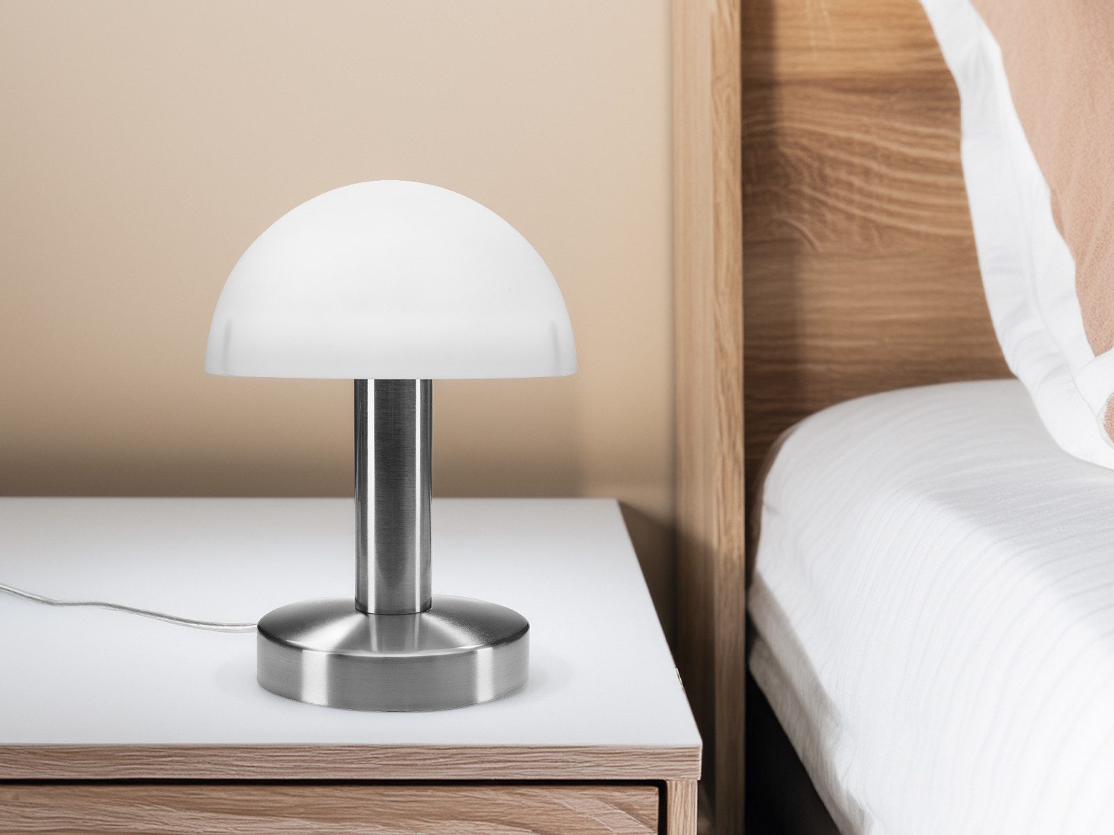 meineWunschleuchte Nachttischlampe, Dimmfunktion, ohne Leuchtmittel, kleine günstig online kaufen