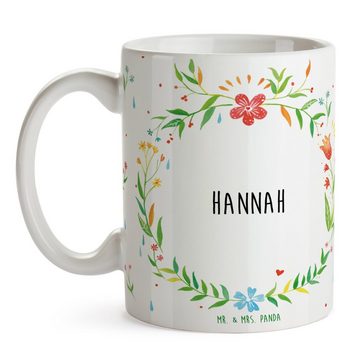 Mr. & Mrs. Panda Tasse Hannah - Geschenk, Teetasse, Geschenk Tasse, Kaffeetasse, Keramiktass, Keramik
