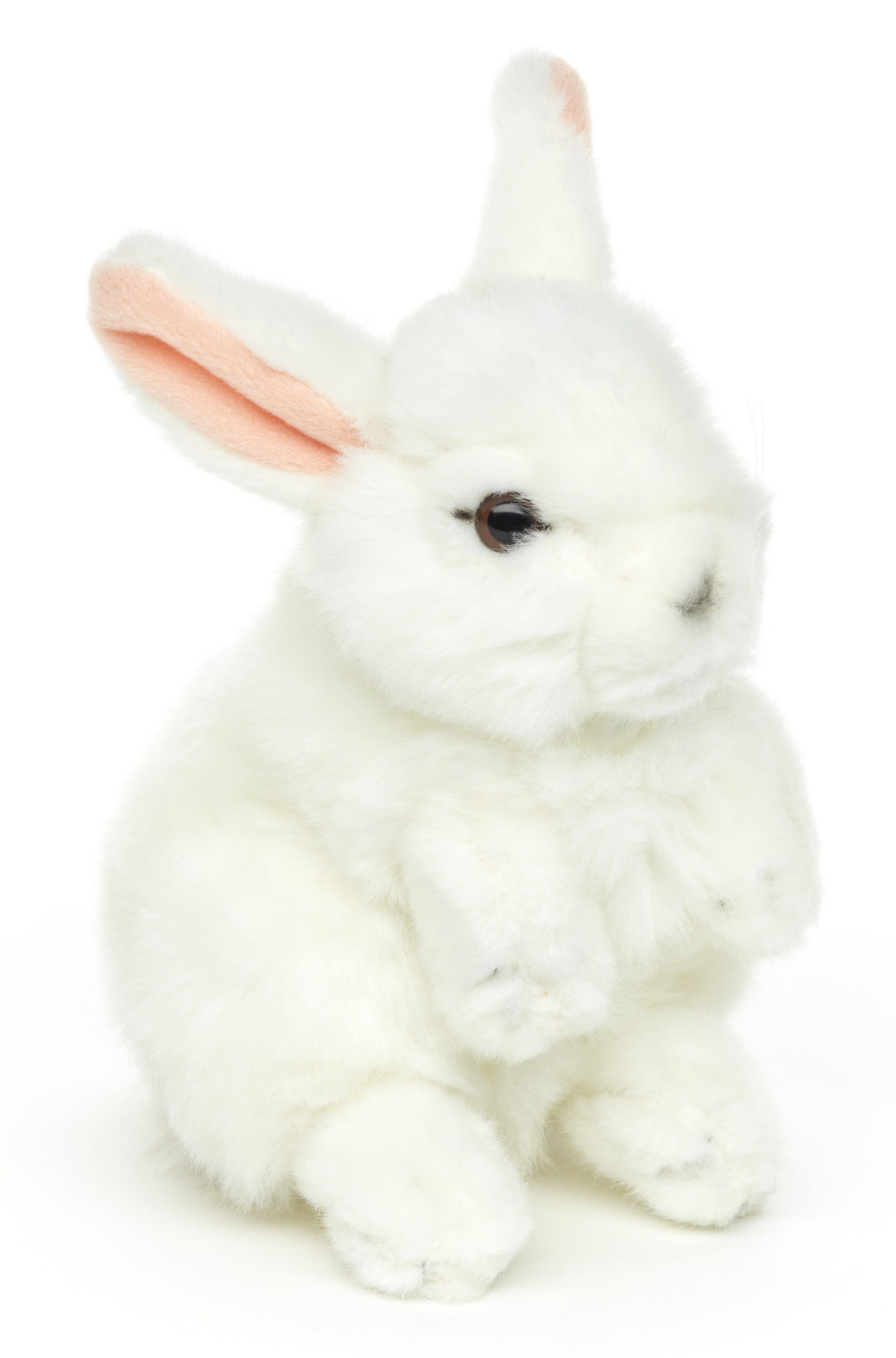 Uni-Toys Kuscheltier Hase, stehend - versch. Farben - 18 cm - Plüsch-Kaninchen - Plüschtier, zu 100 % recyceltes Füllmaterial