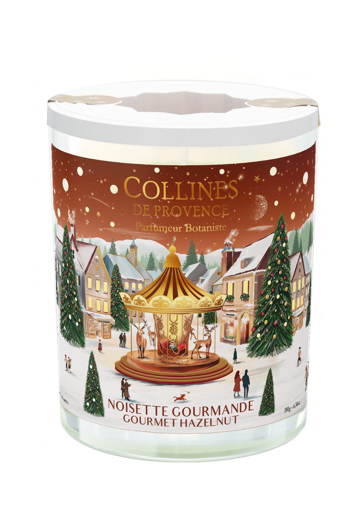 Collines de Provence Duftkerze "Haselnuss" 180 gr. (1-tlg)