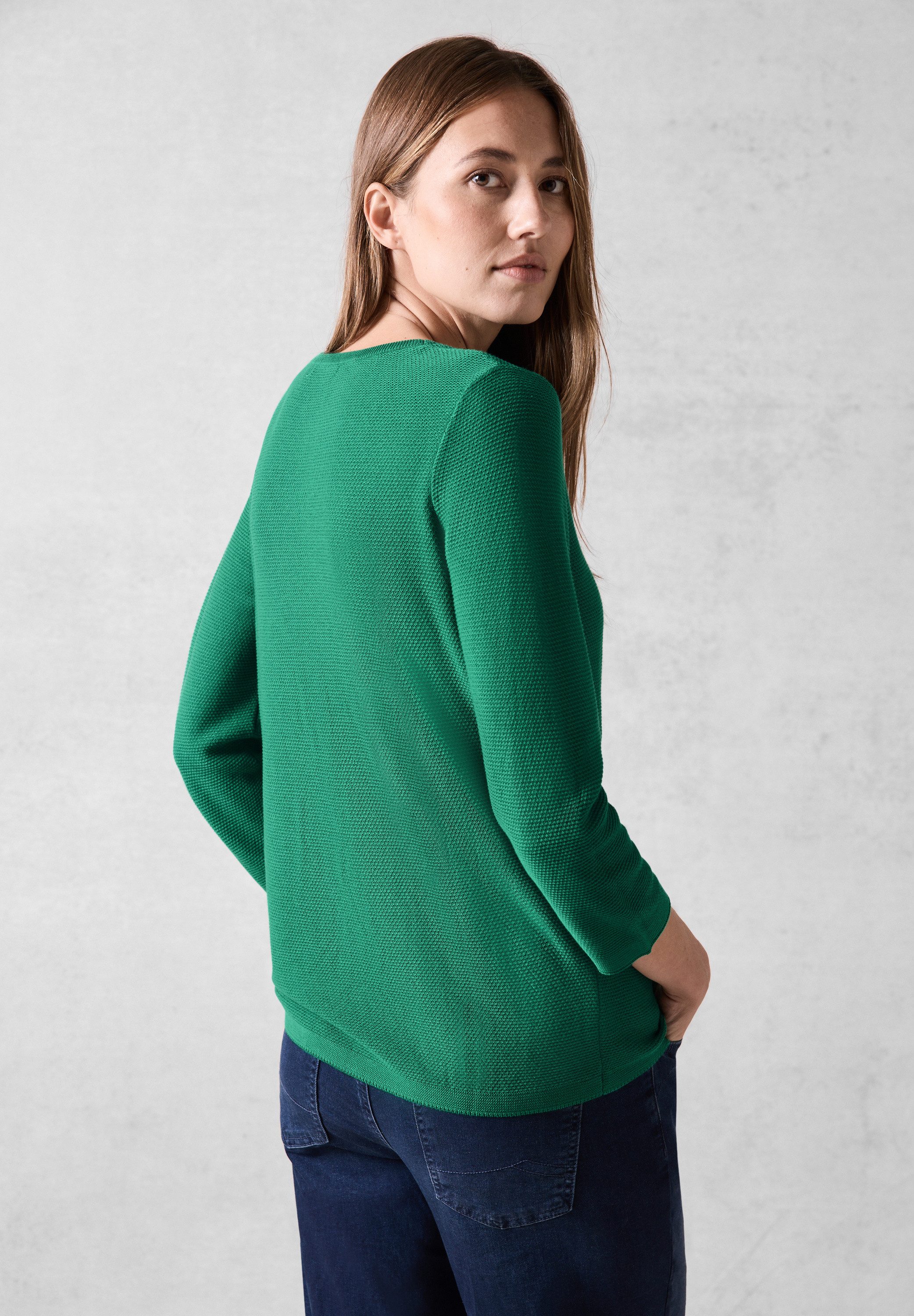 CECIL 3/4 Arm-Pullover Feinstrick günstig online kaufen