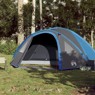 vidaXL Kuppelzelt Zelt Campingzelt Familienzelt Freizeitzelt 4 Personen Blau 300x250x132