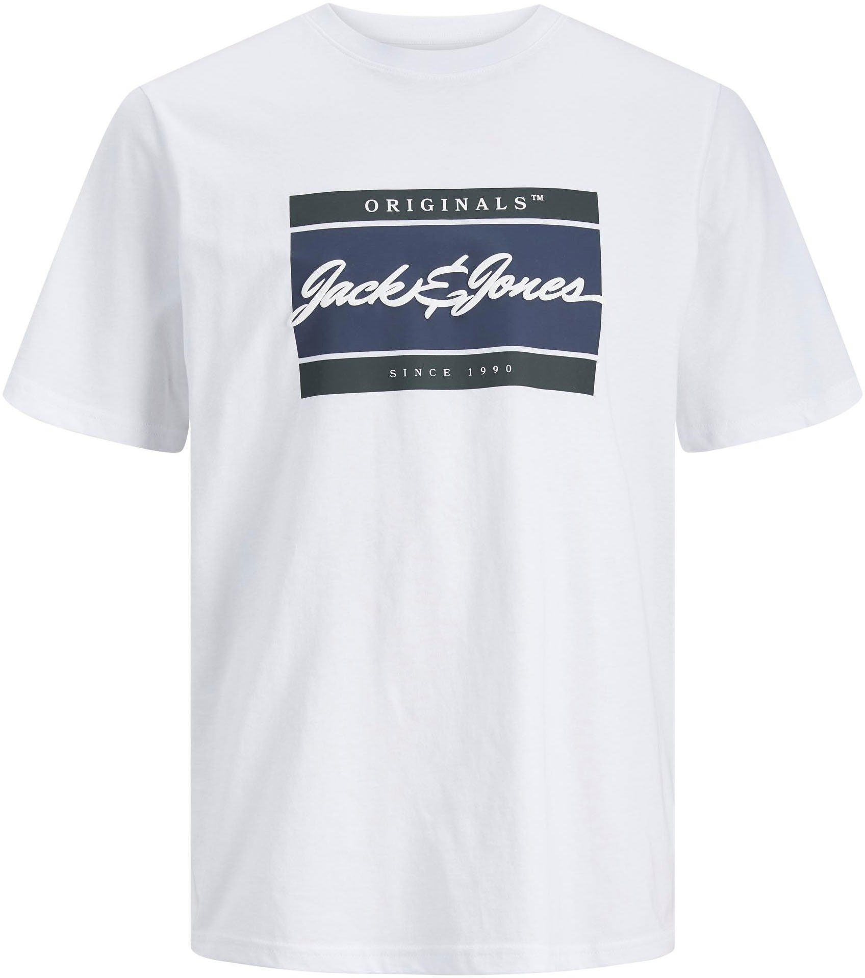 Jack & Jones Junior T-Shirt MIX MP TEE Langarmshirt) und JORWAYNE 2-tlg., BRANDING JNR 2PK (Set, T-Shirt