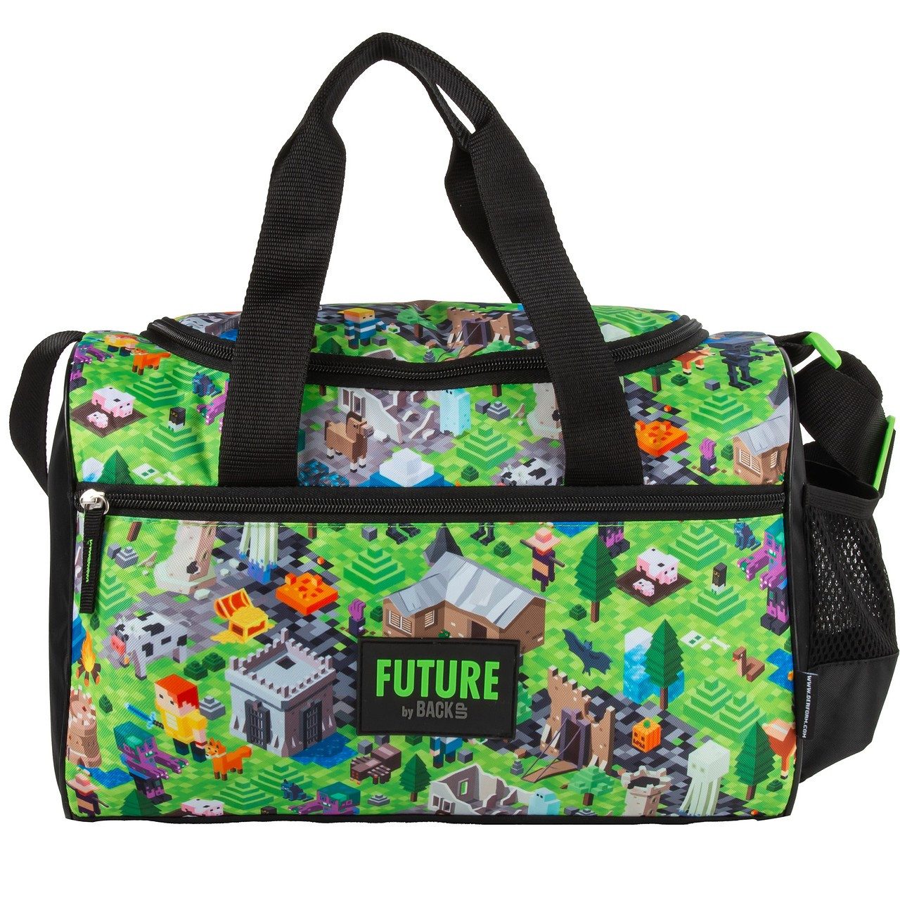 DERFORM Sporttasche Pixel Game Play Schultertasche Umhängetasche Tasche Schultasche