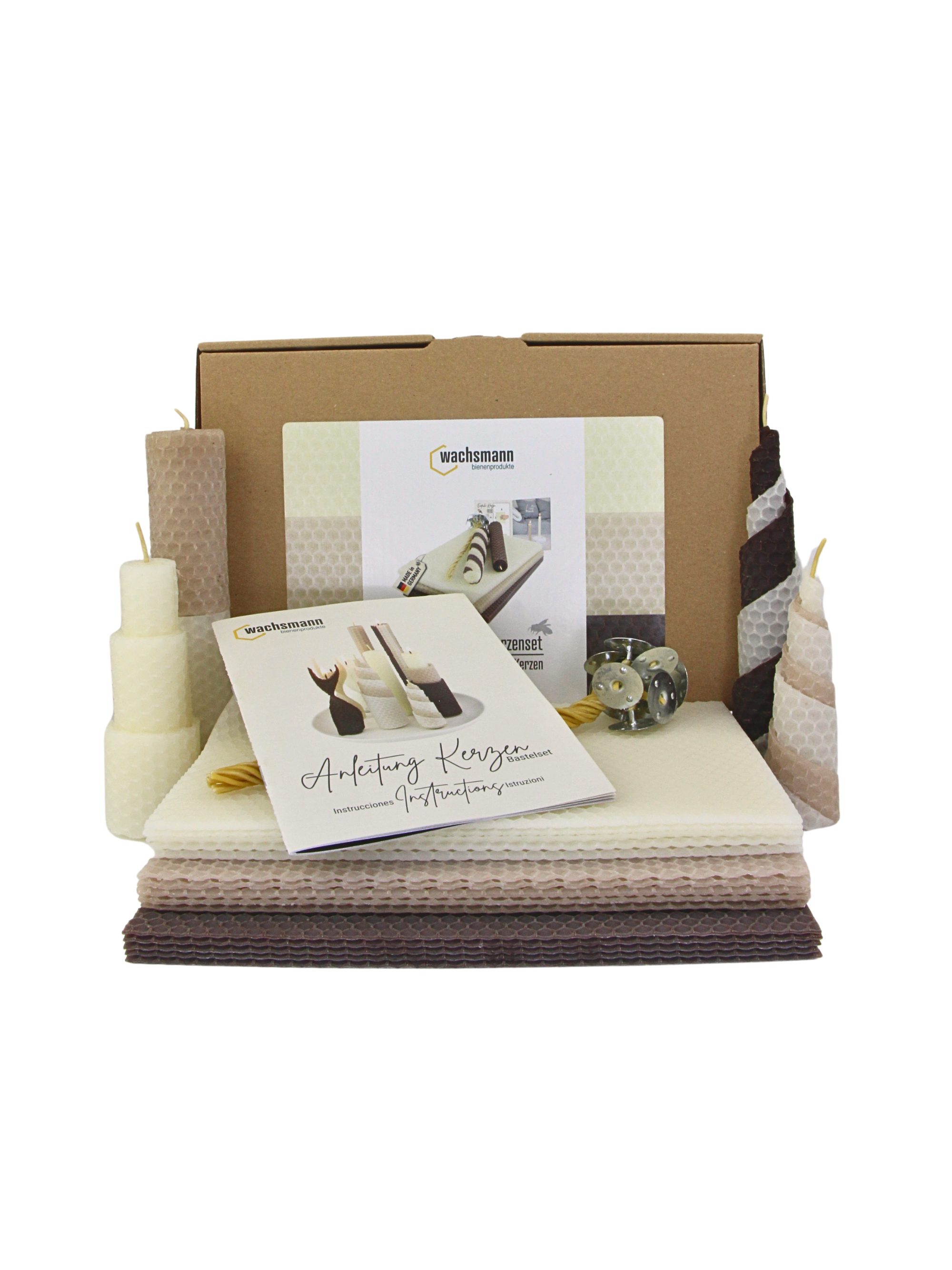Wachsmann Bienenprodukte Bienenwachskerze selber machen Set (Komplett-Set, günstig online kaufen