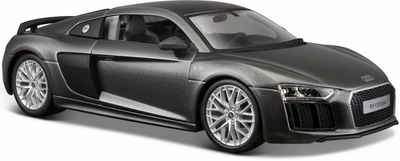 Maisto® Sammlerauto Audi R8 V10 Plus, 1:24, grau, Maßstab 1:24, aus Metallspritzguss