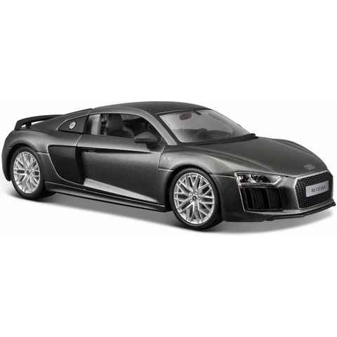 Maisto® Sammlerauto Audi R8 V10 Plus, 1:24, grau, Maßstab 1:24, aus Metallspritzguss