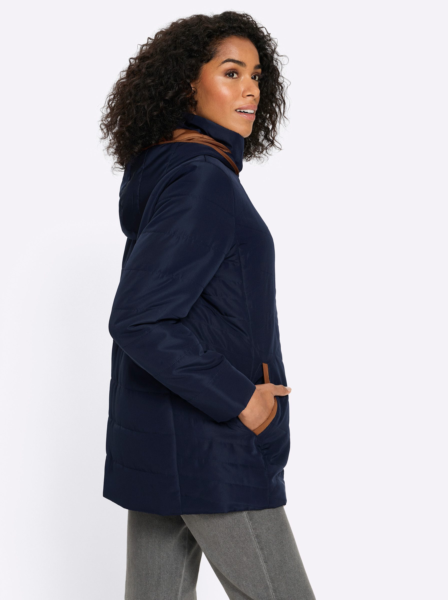 Sieh an! Shirtjacke Steppjacke