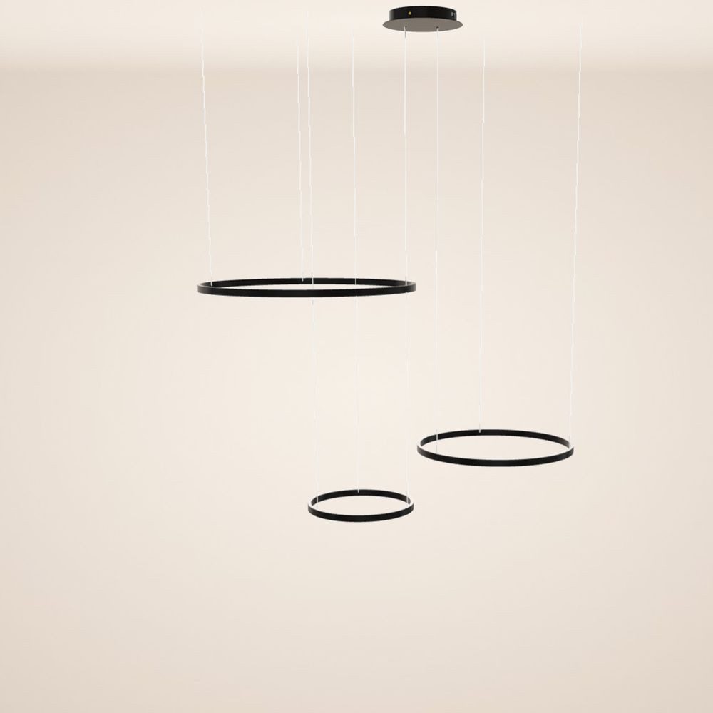 s.luce Pendelleuchte LED 3er-Ring Pendelleuchten Kombination günstig online kaufen
