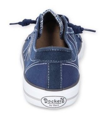 Dockers by Gerli Sneaker in cooler Jeansoptik, Freizeitschuh, Halbschuh, Schnürschuh