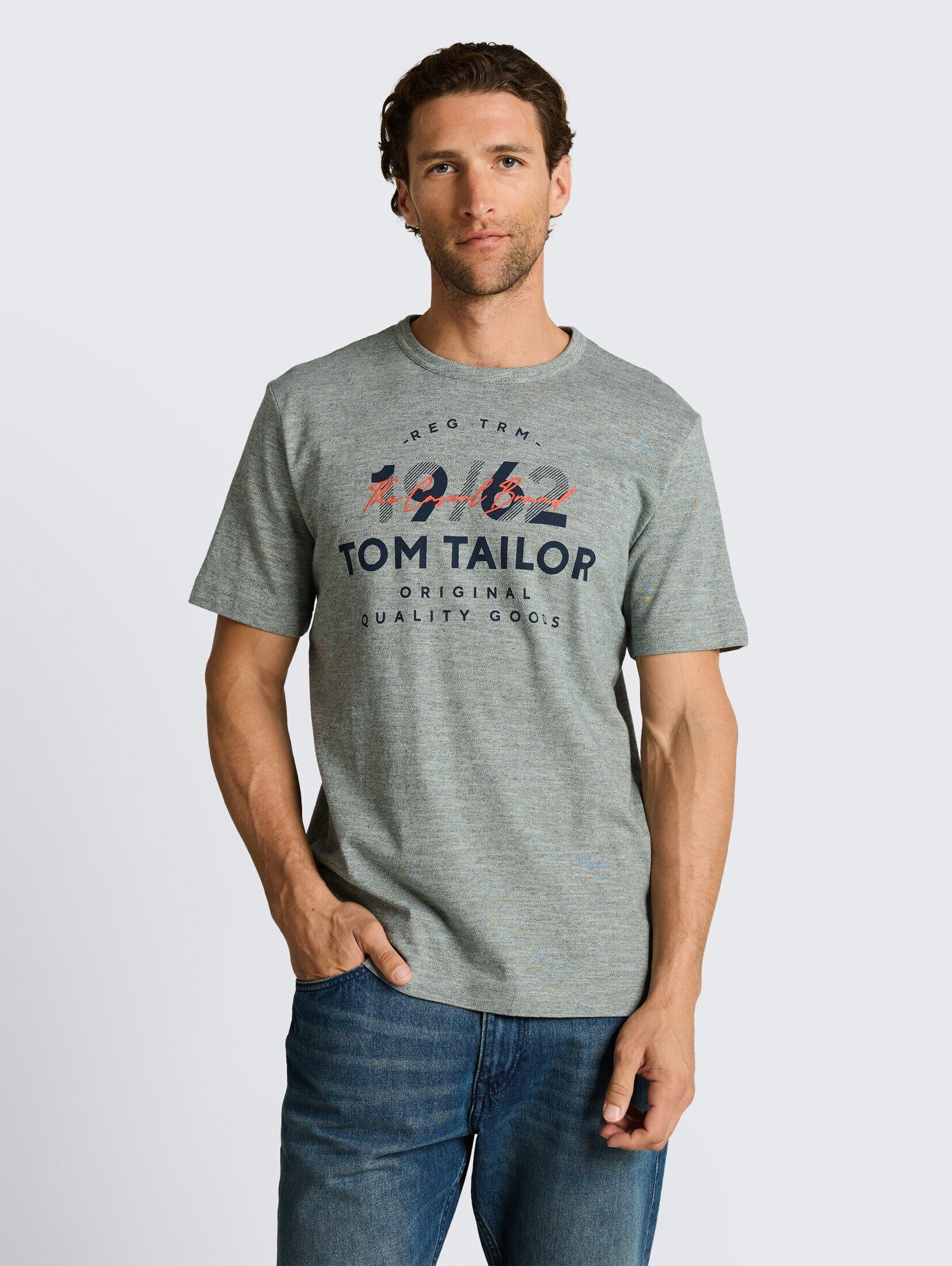 TOM TAILOR T-Shirt T-Shirt T-Shirt mit Logo-Print günstig online kaufen