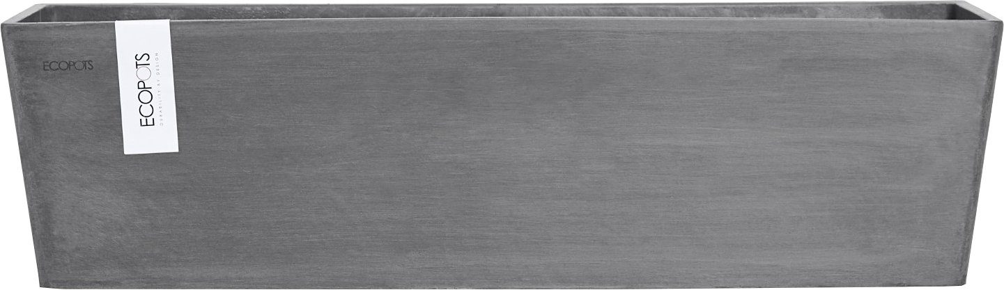 BxTxH: Blumentopf L MANHATTAN Grey, 17,2x17,515 ECOPOTS cm