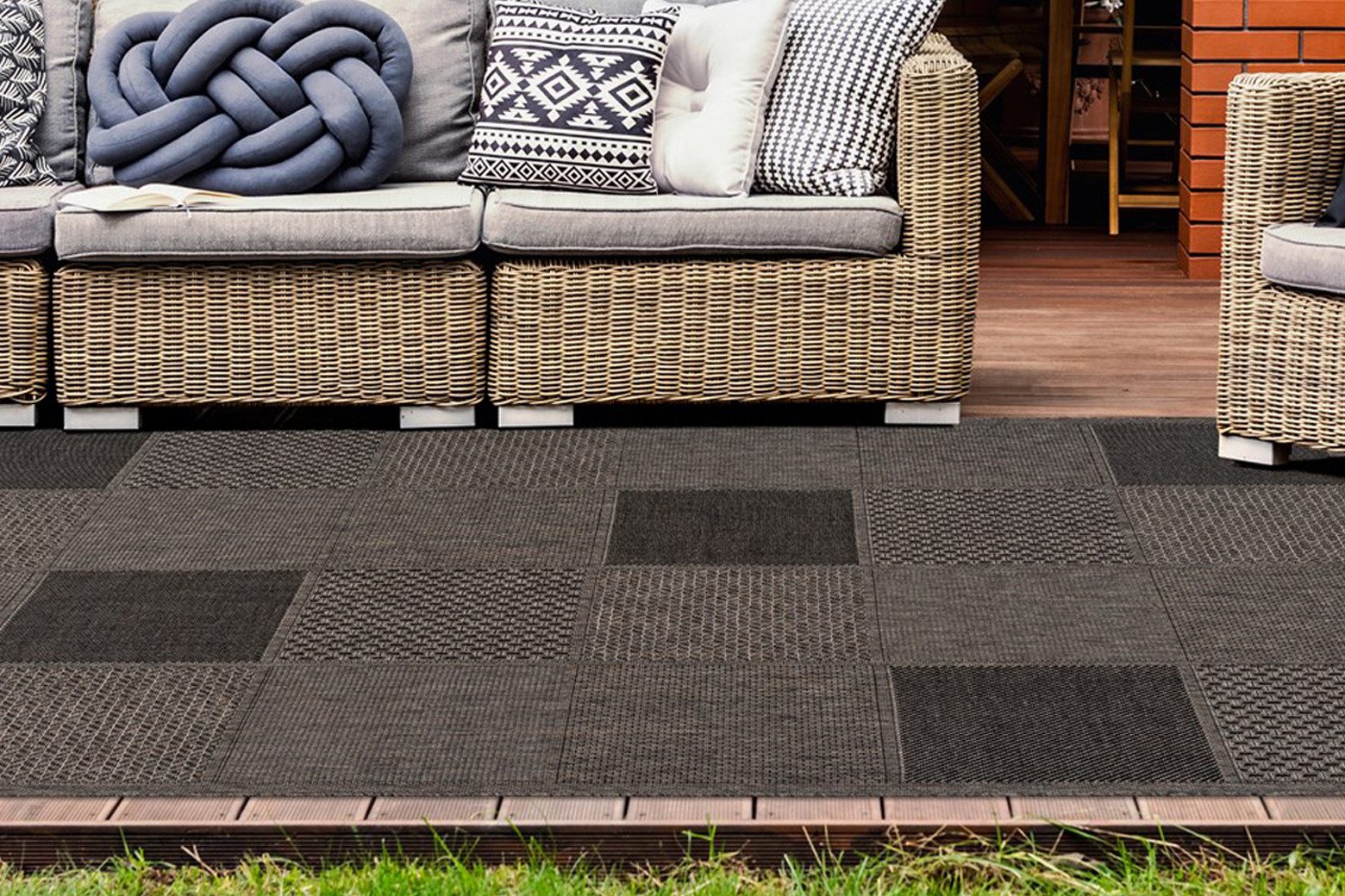LALEE Läufer Sunset 605, rechteckig, Höhe: 5 mm, In- und Outdoor geeignet, pflegeleicht, Wohnzimmer