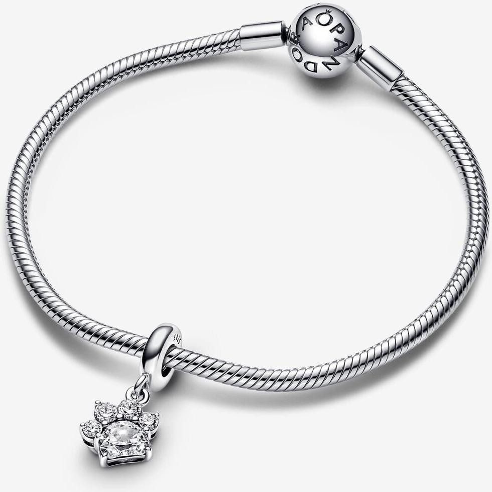 Pandora Kettenanhänger Pandora Funkelnder Pfotenabdruck Charm-Anhänger 7922 günstig online kaufen
