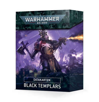 Games Workshop Modellbausatz Datakarten: Black Templars (Deutsch)