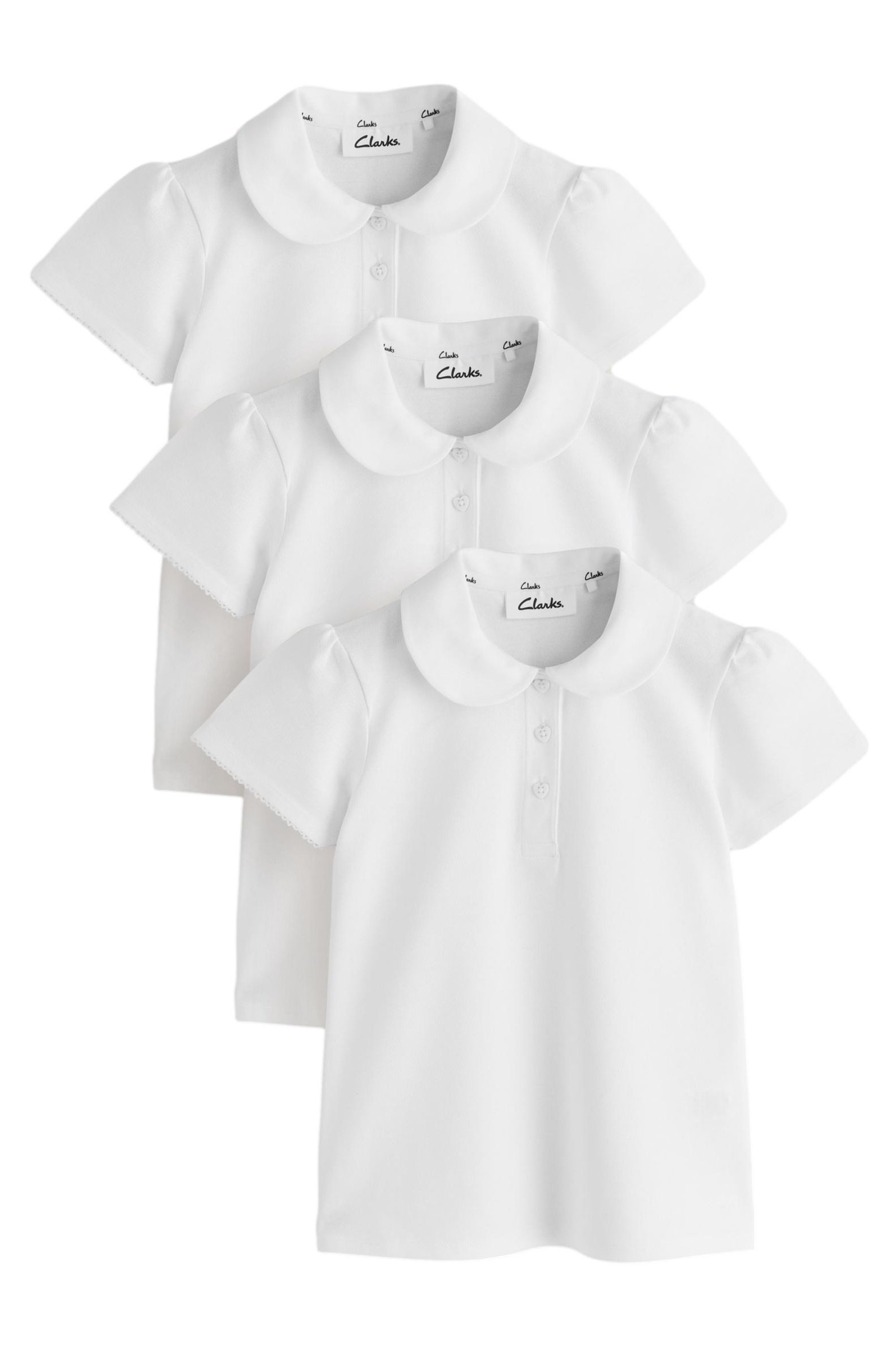Poloshirt Clarks Kurzarm-Poloshirts im 2er-Pack