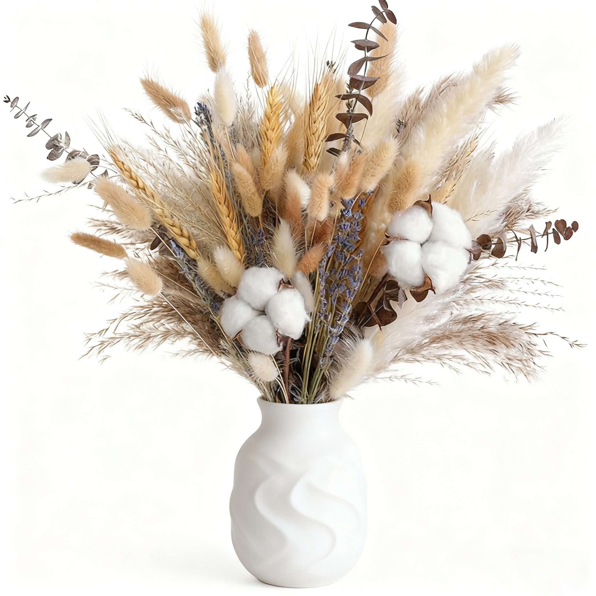 Trockenblume 78 Stück Pampasgras Getrocknet,Pampasgras Trockenblumen Deko B günstig online kaufen