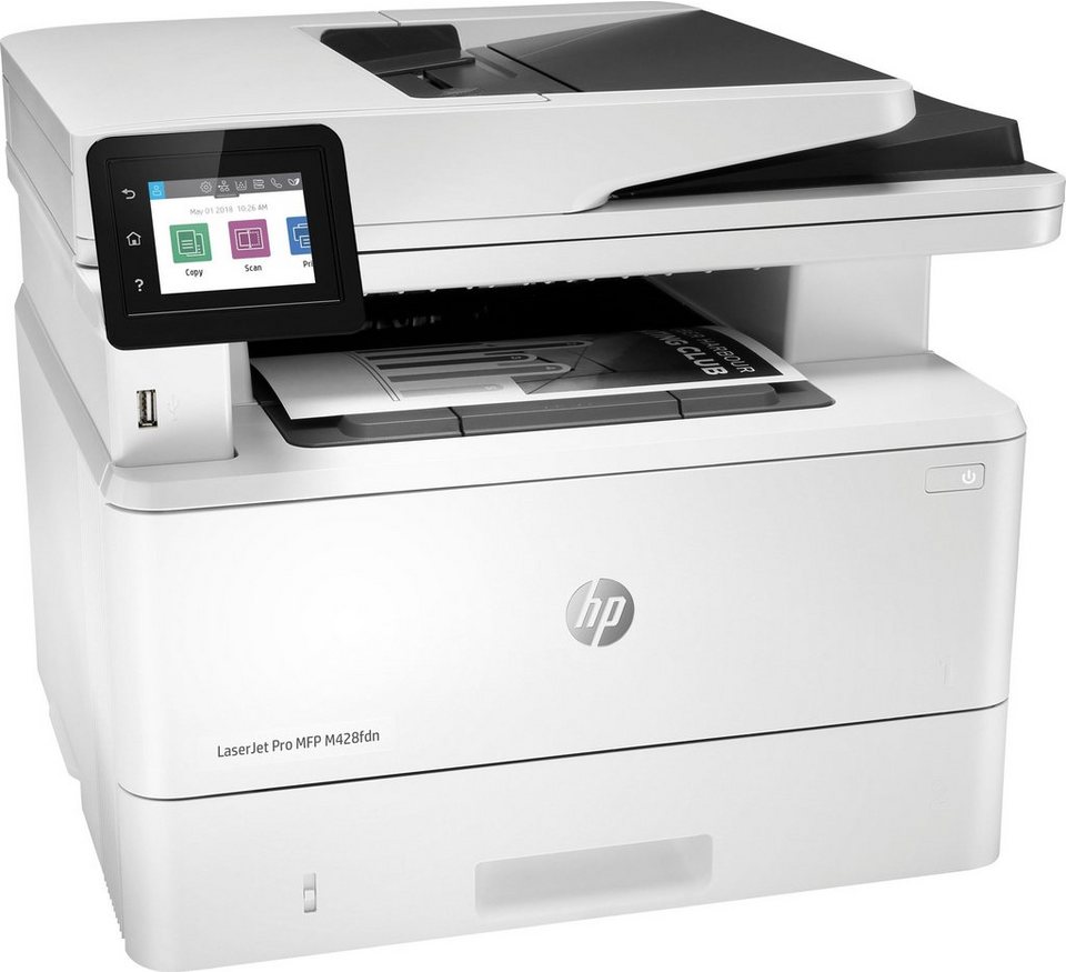 HP LaserJet Pro MFP M428fdn Schwarz-Weiß Laserdrucker, (LAN (Ethernet), HP+ Instant  Ink kompatibel)