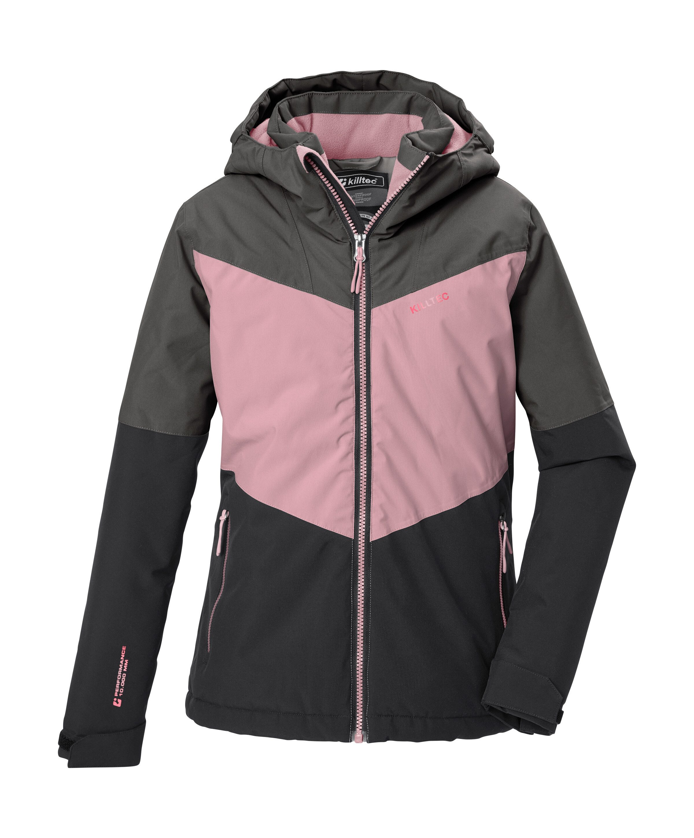 Killtec Funktionsjacke KOW 156 GRLS JCKT Wind- und wasserdichte Kinderjacke, reflektierend, warm wattiert