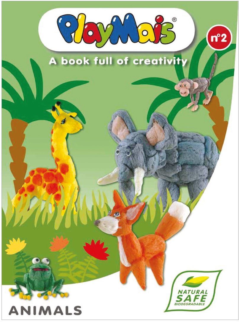 PlayMais Kreativset Bastel Kreativität Book ANIMALS ab 3 Jahren 150521