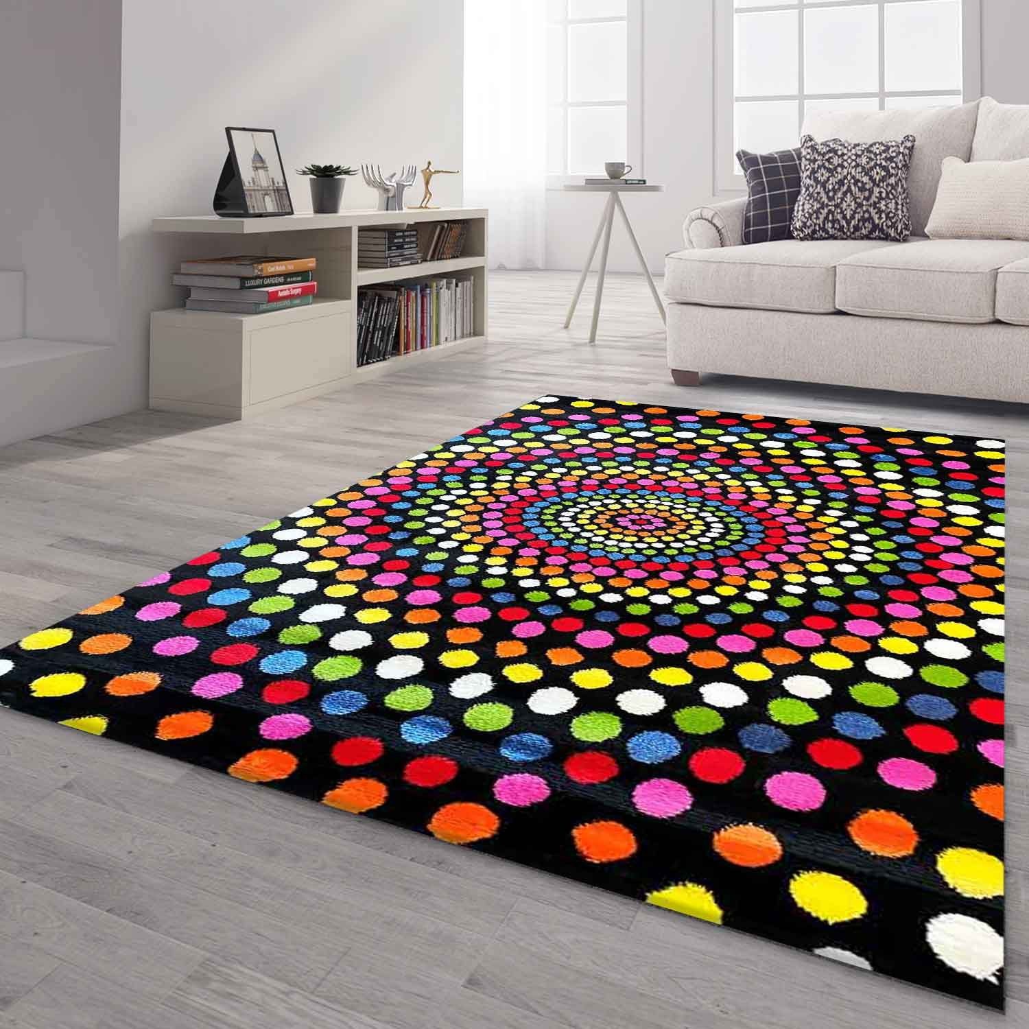 Vimoda Teppich Kurzflor Bunt Teppichwohnzimmer Patchwork günstig online kaufen